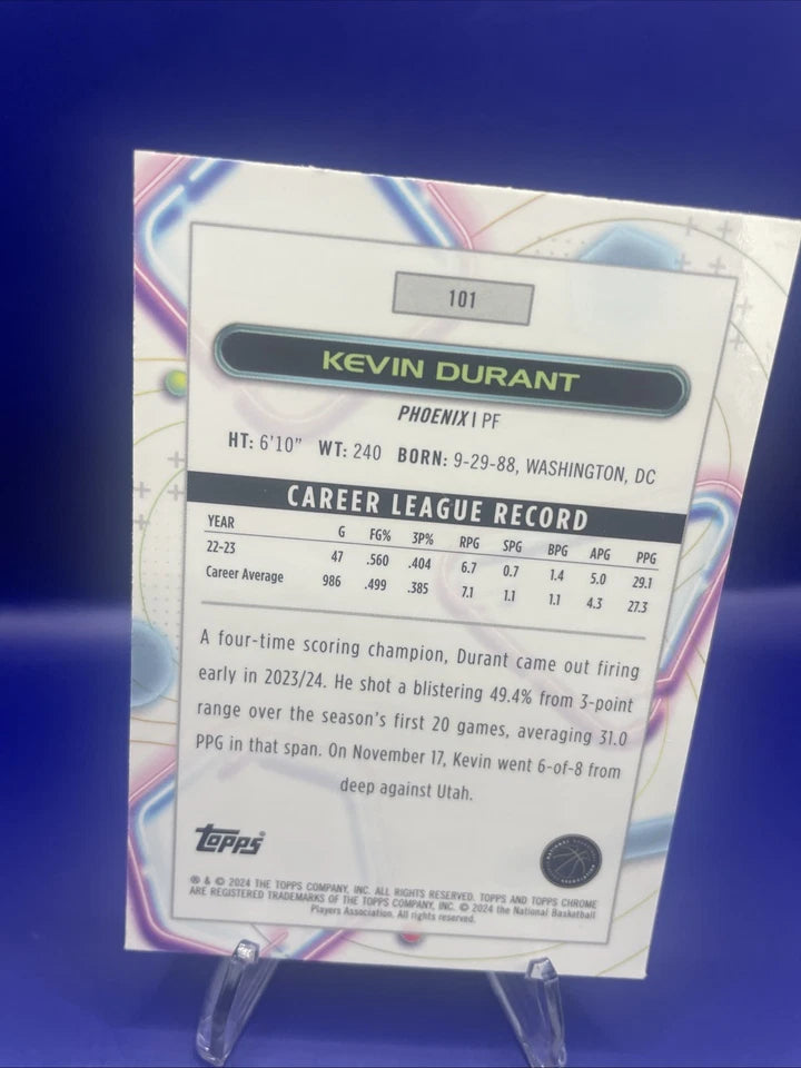 Kevin Durant 2024 Topps Chrome #101
