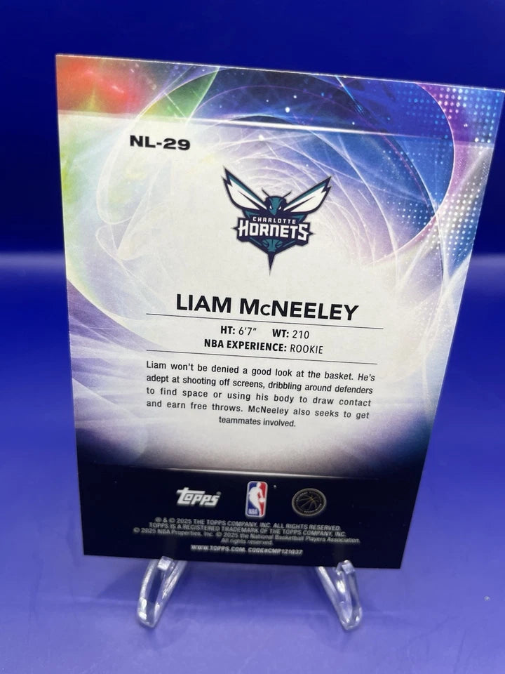 Liam McNeeley 2025 Topps No Limit Rookie