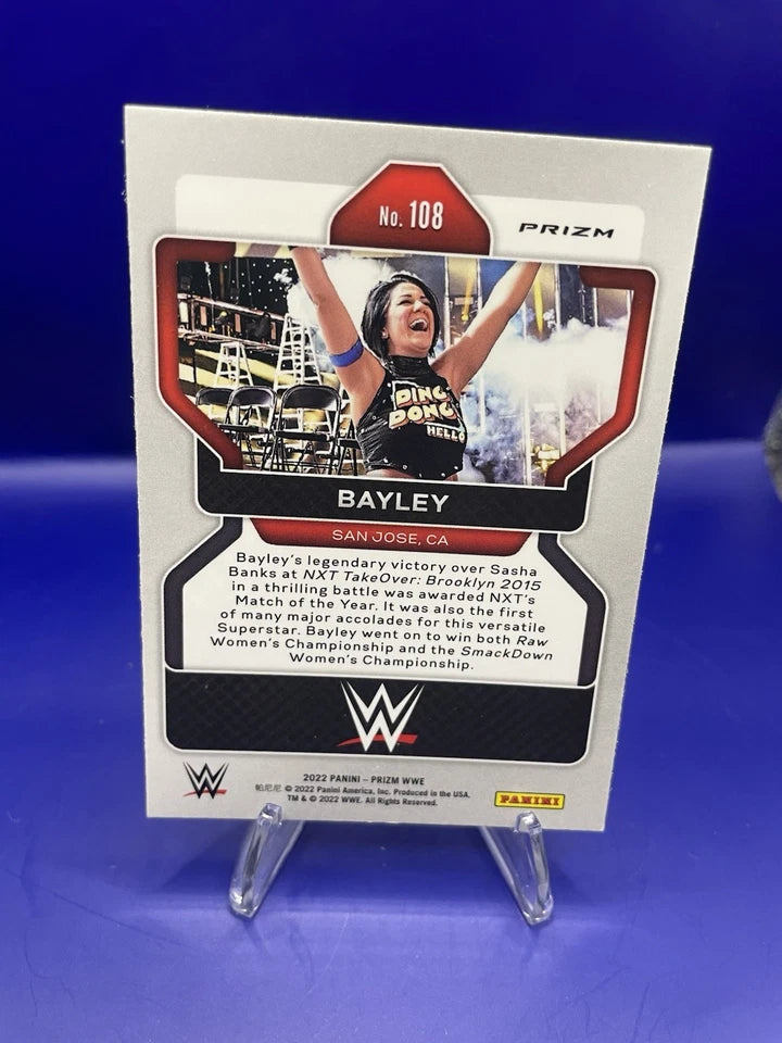 Bayley 2022 Panini Prizm Red White and Blue #108