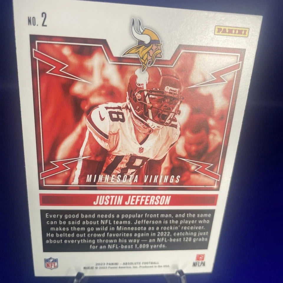 Justin Jefferson 2023 Rock Out Panini Absolute