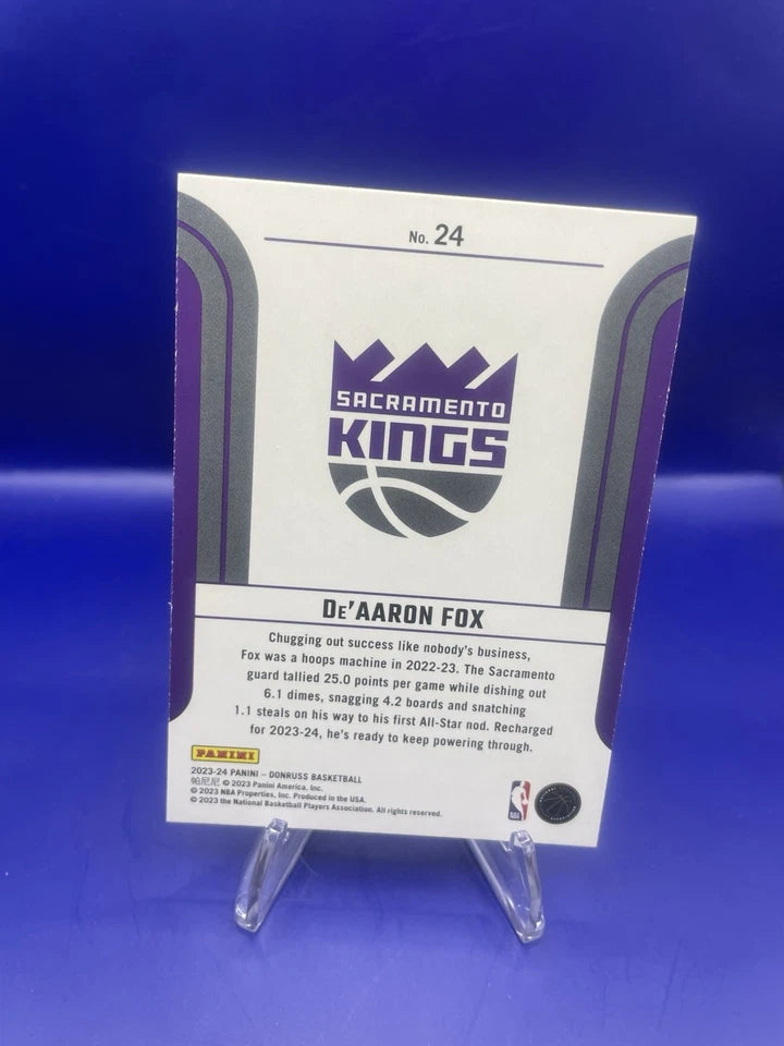 De’Aaron Fox 2023 Panini Donruss Franchise Features