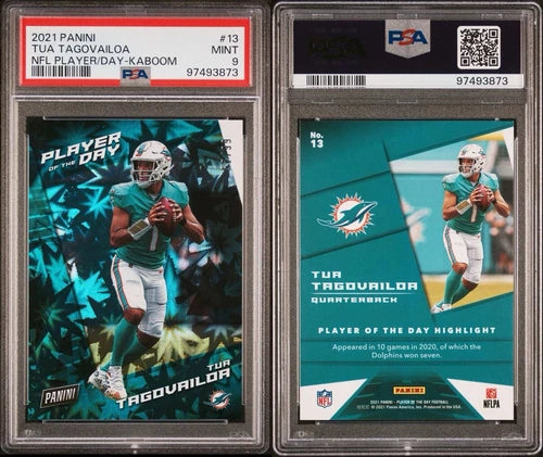 Tua Tagovailoa 2021 Panini Player of the Day - Kaboom #13 /99