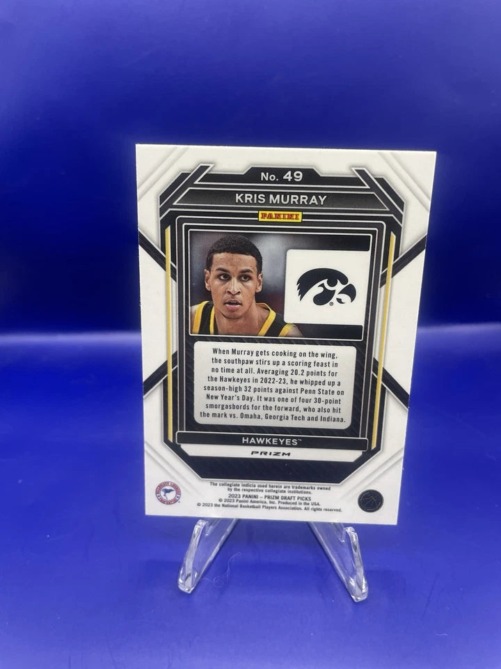 Kris Murray 2023 Panini Green Prizm Rookie Card