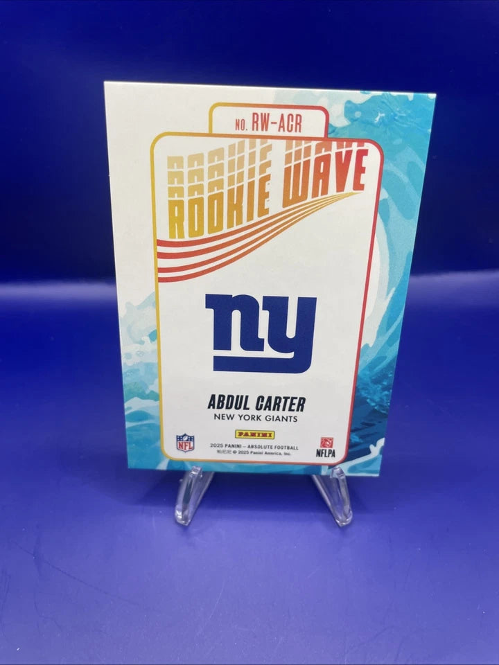 Abdul Carter 2025 Panini Absolute Rookie Card /150
