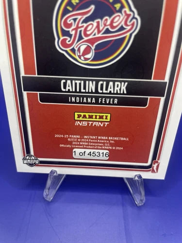 Caitlin Clark RC Panini Instant DN-1