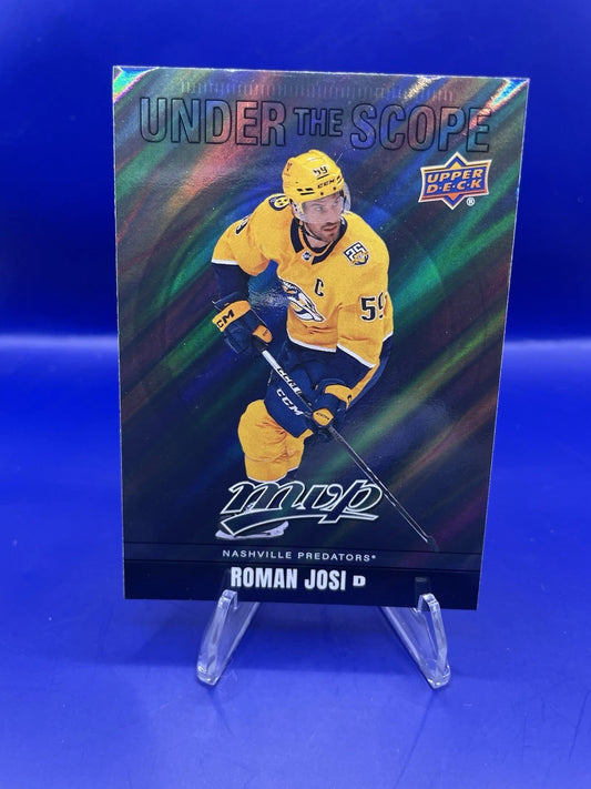 Roman Josi 2024 Upper Deck MVP Hockey Under The Scope