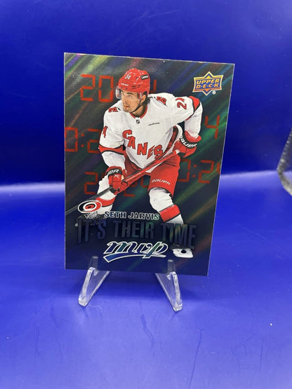 Seth Jarvis 2024 Upper Deck MVP Hockey It’s Their Time