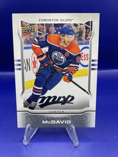 Connor McDavid 2024 Upper Deck MVP Hockey Silver Script
