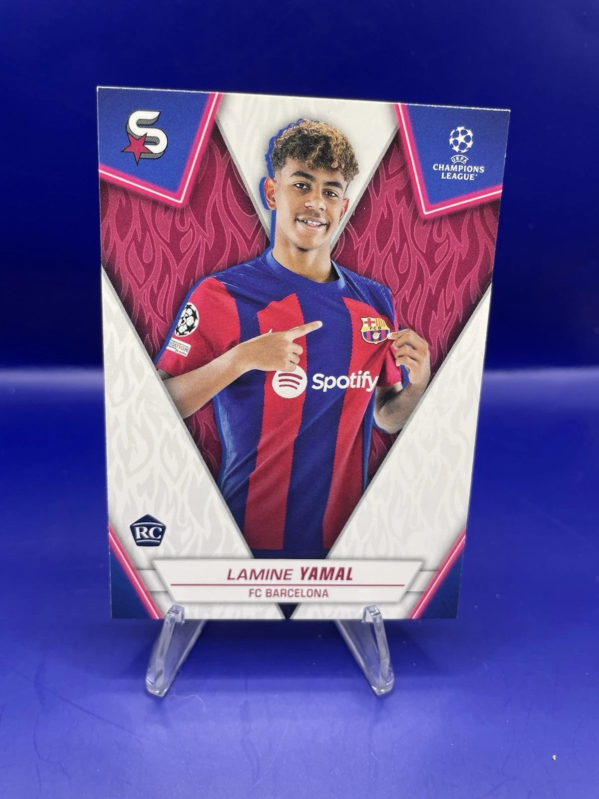 Lamine Yamal 2024 Topps Champions League FC Barcelona Rookie