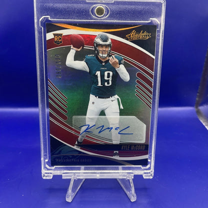 Kyle McCord 2025 Panini Absolute. Rookie Auto /100