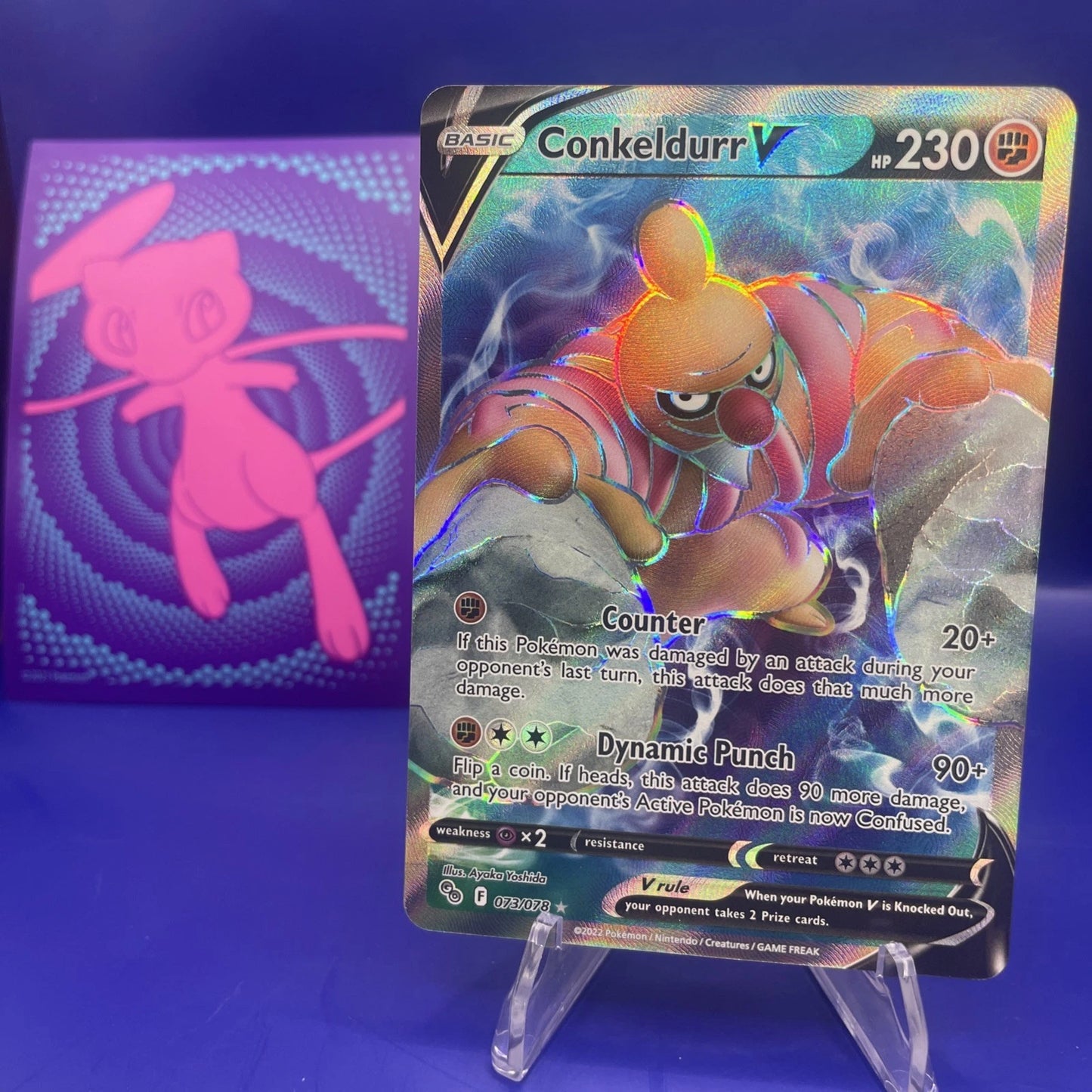 Conkeldurr V (Full Art) 073078 Pokémon GO Holo