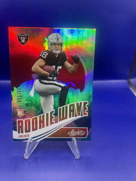 Jack Bech 2025 Panini Absolute Rookie Wave RC /150