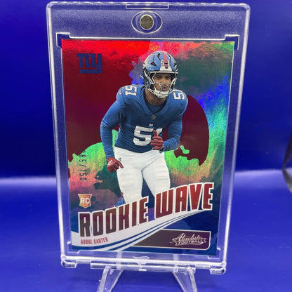 Abdul Carter 2025 Panini Absolute Rookie Card /150