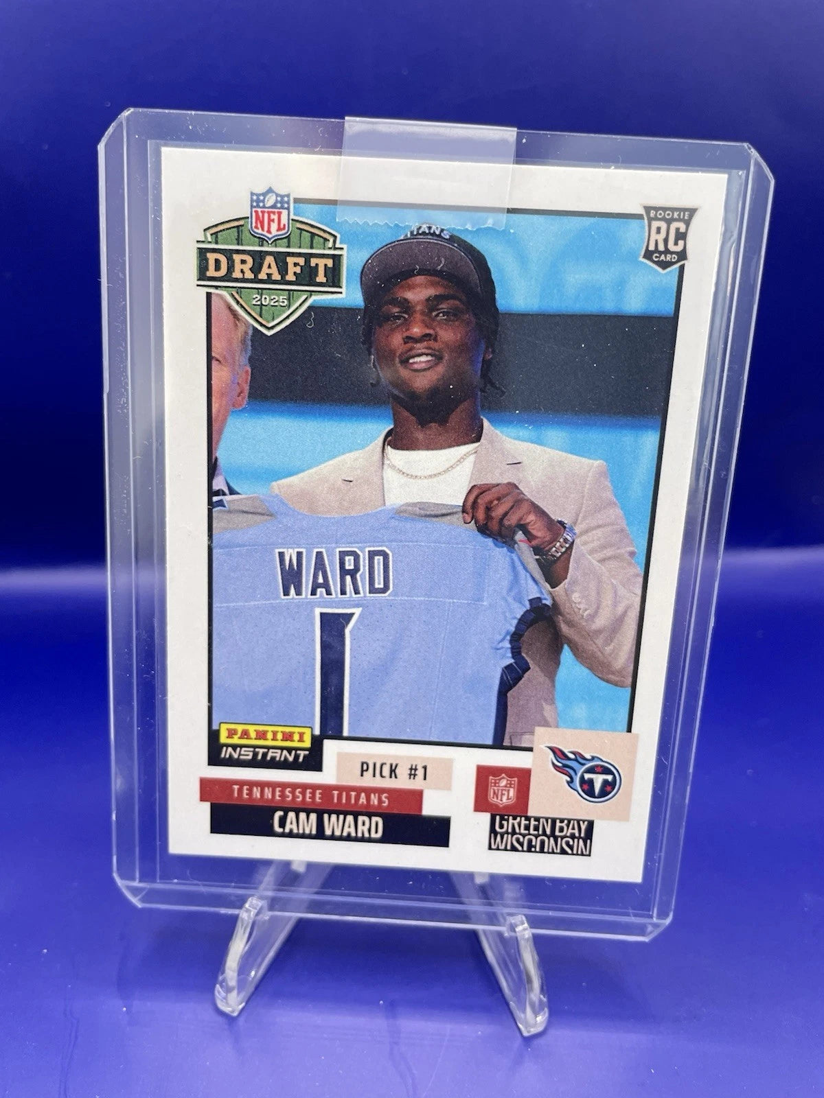 2025 Panini Instant Nfl Draft Night - Cam Ward #NFLDN-1 /9737 (RC)