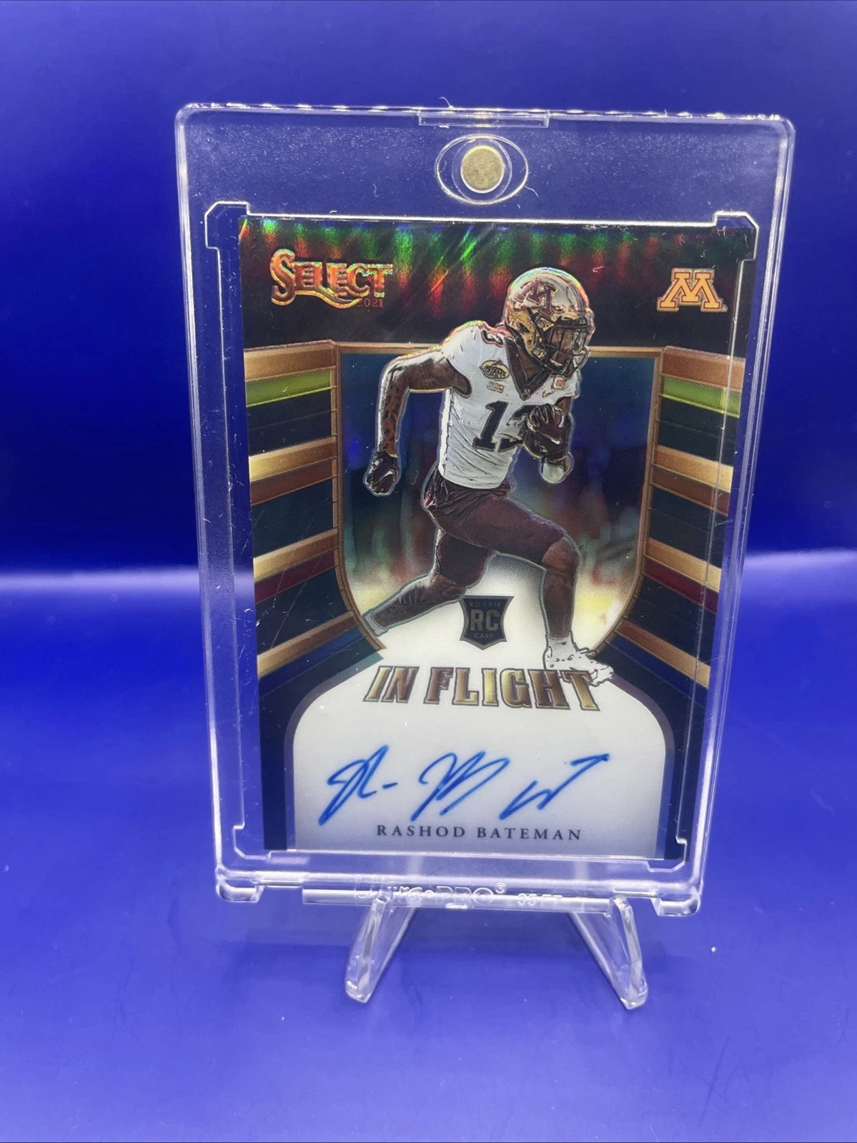 Rashod Bateman 2021 Panini Select In Flight Rookie Auto /40