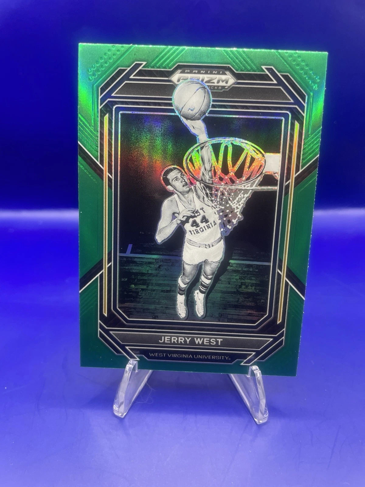 Jerry West 2023 Panini Green Prizm