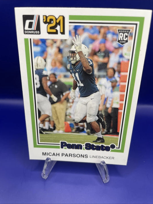 Micah Parsons 2021 Panini Chronicles Draft Picks - Donruss Retro #27 (RC)