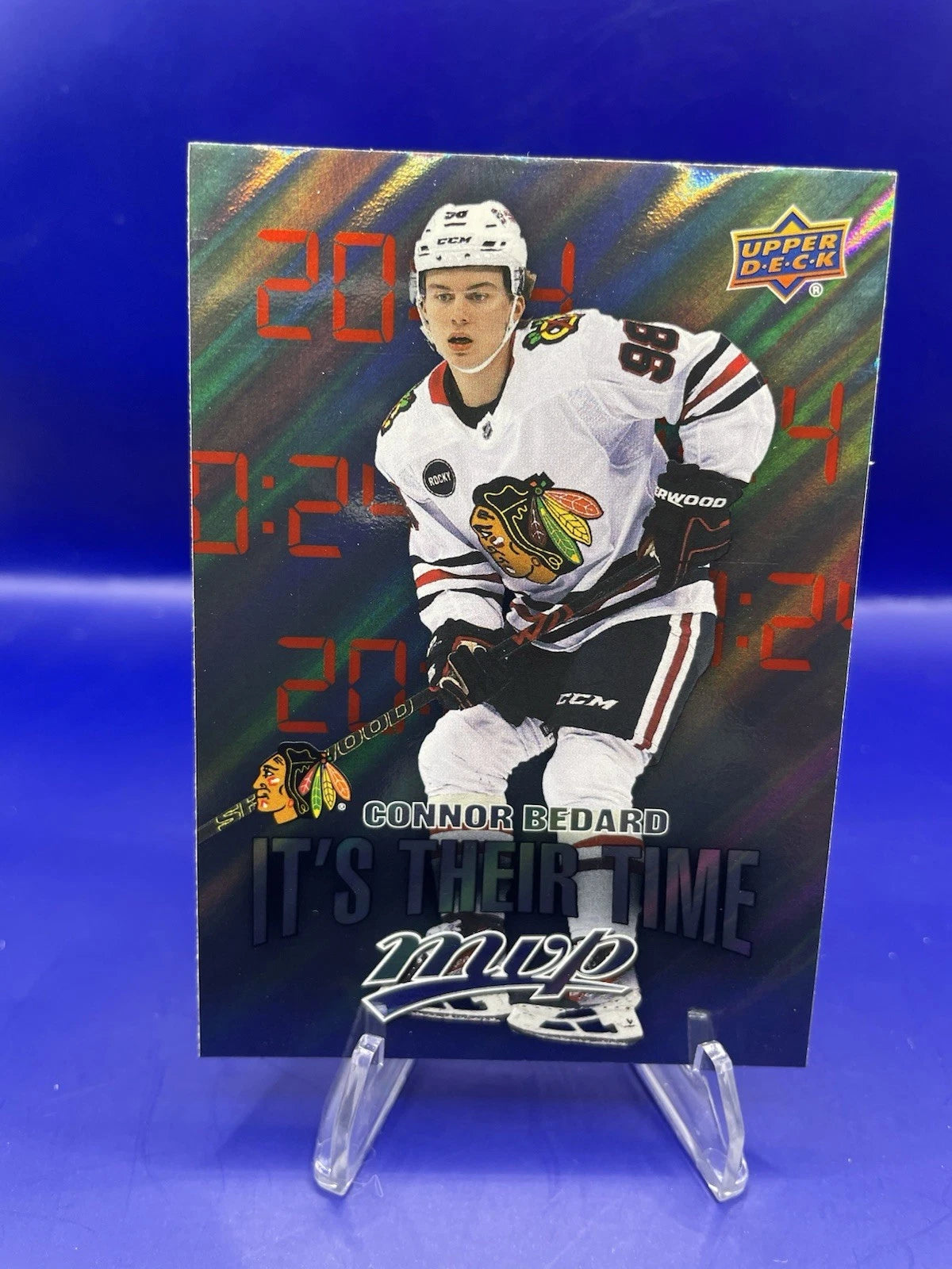 Connar Bedard 2024 Upper Deck MVP Hockey It’s Their Time