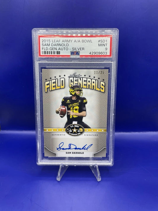 Sam Darnold RC Auto PSA 9