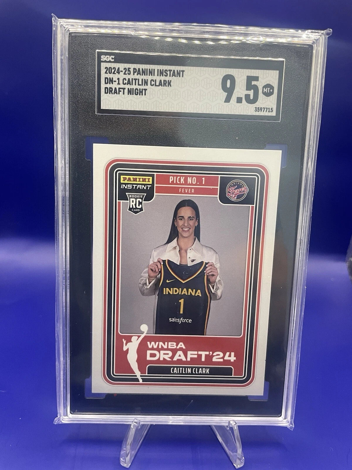 Caitlin Clark RC Panini Instant 2024-2025 Draft Night DN-1