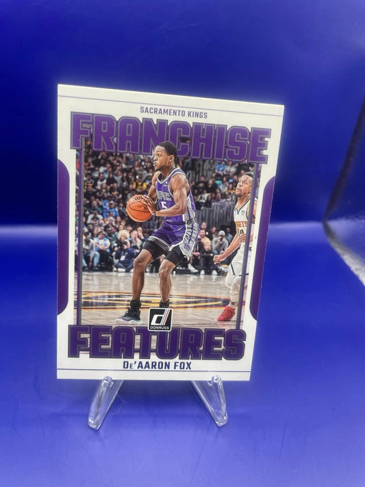 De’Aaron Fox 2023 Panini Donruss Franchise Features