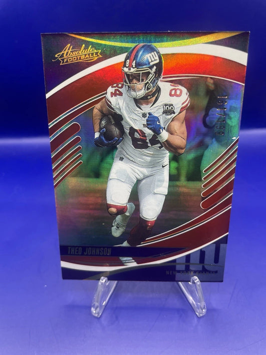 Theo Johnson 2025 Panini Absolute Football RC /199