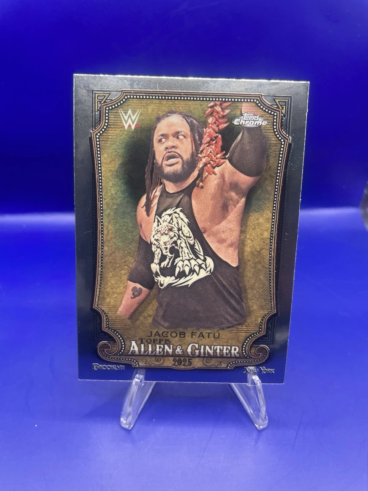 Jacob Fatu 2025 Topps Chrome WWE Allen & Ginter