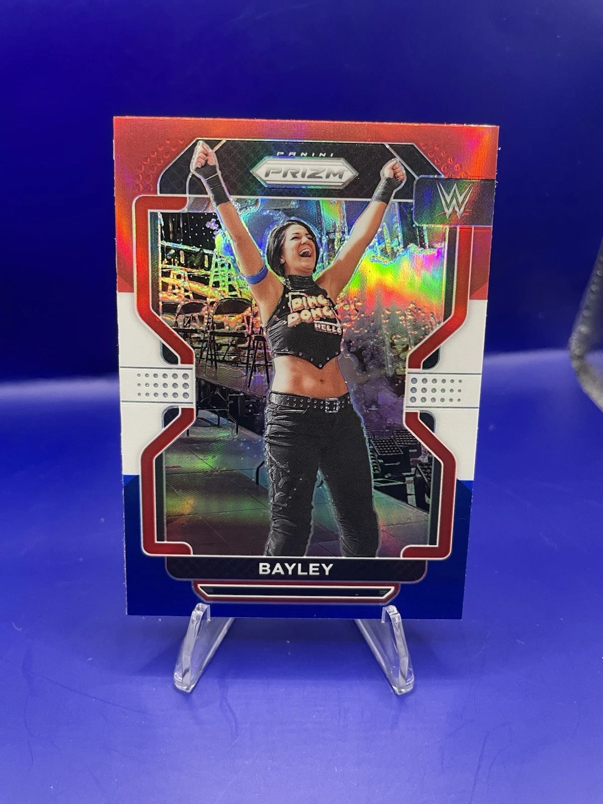 Bayley 2022 Panini Prizm Red White and Blue #108