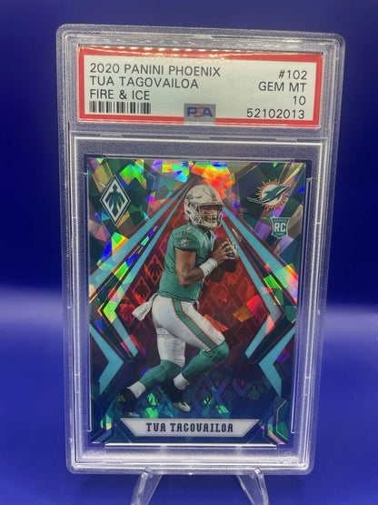 Tua Tagovailoa RC 2020 Panini Phoenix Fire & Ice /50
