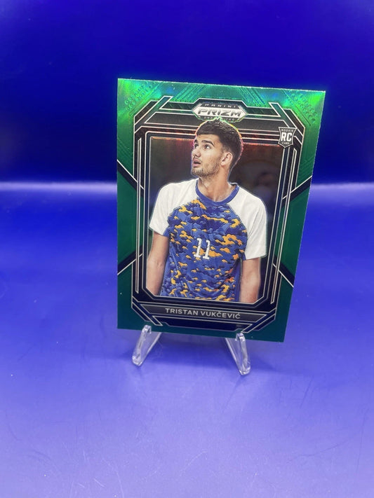 Tristan Vukcevic 2023 Panini Green Prizm Rookie