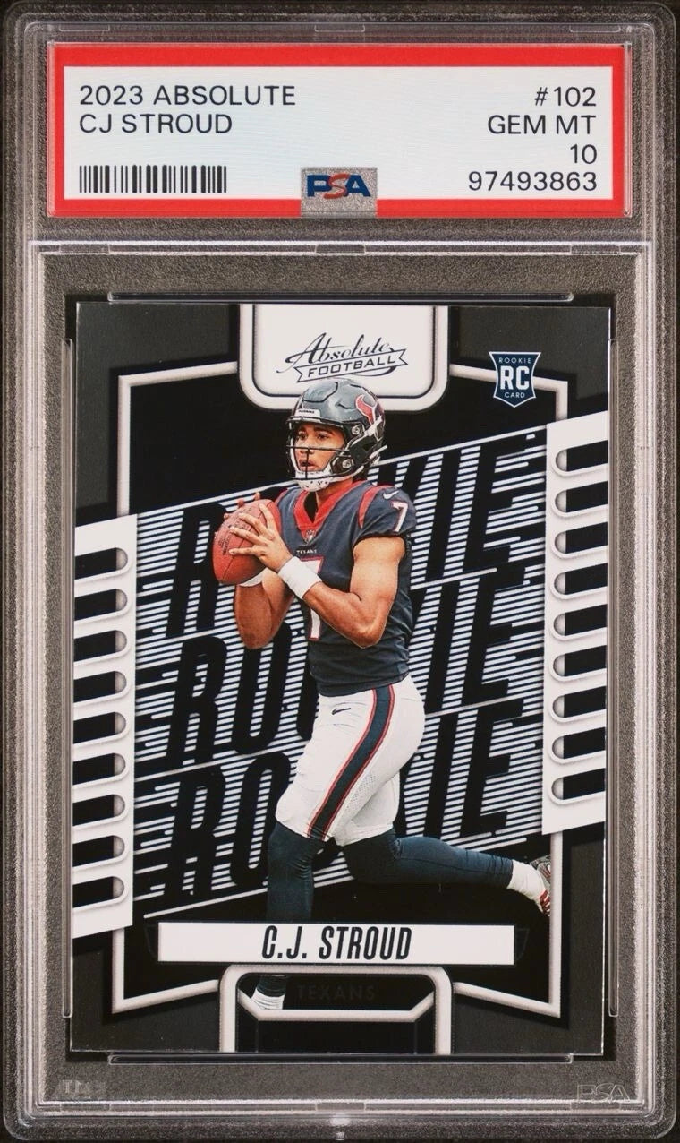 CJ Stroud RC 2023 BLACK Panini Absolute - #102