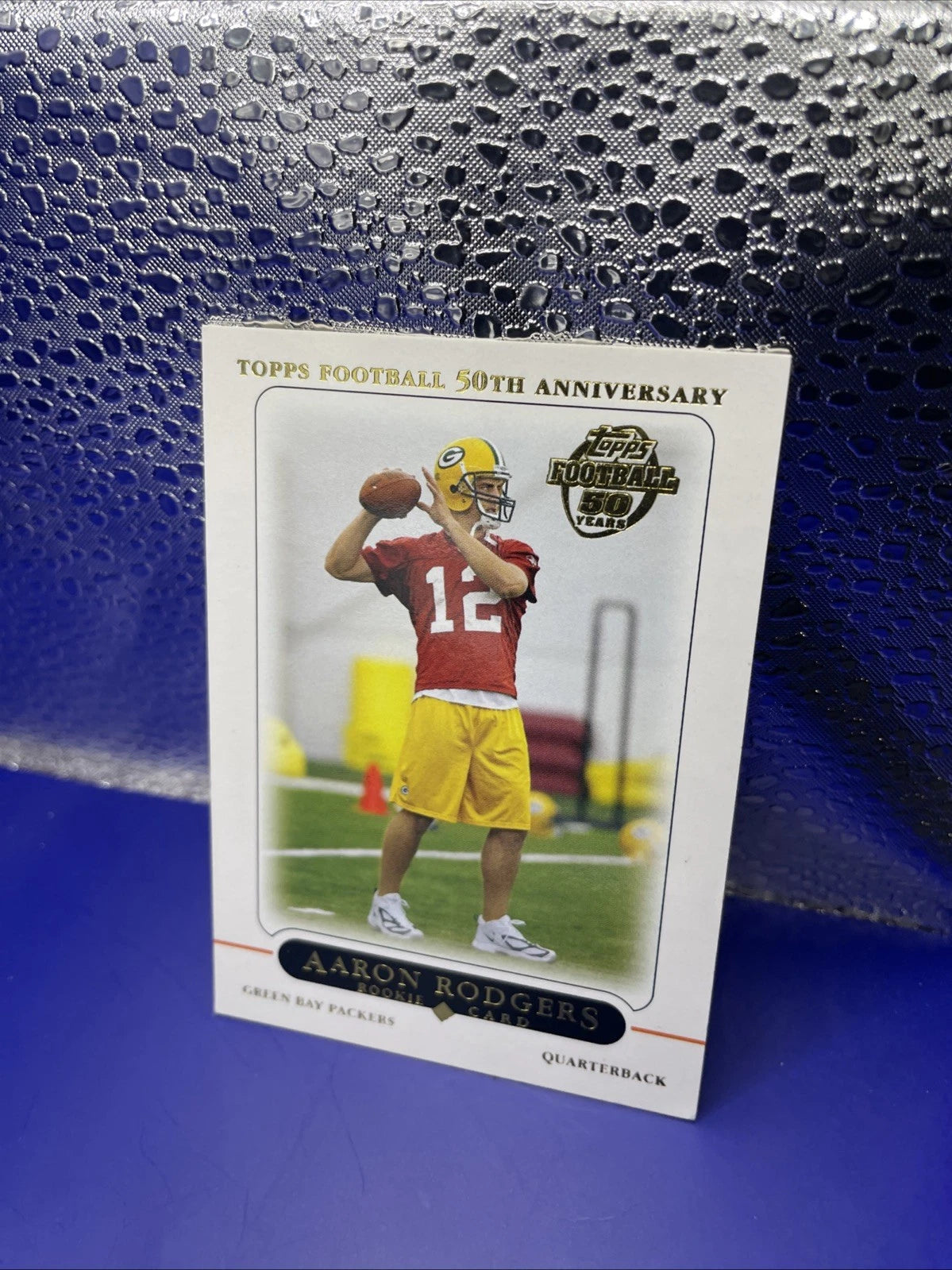 Aaron Rodgers Topps 50th Anniversary. Rookie Card