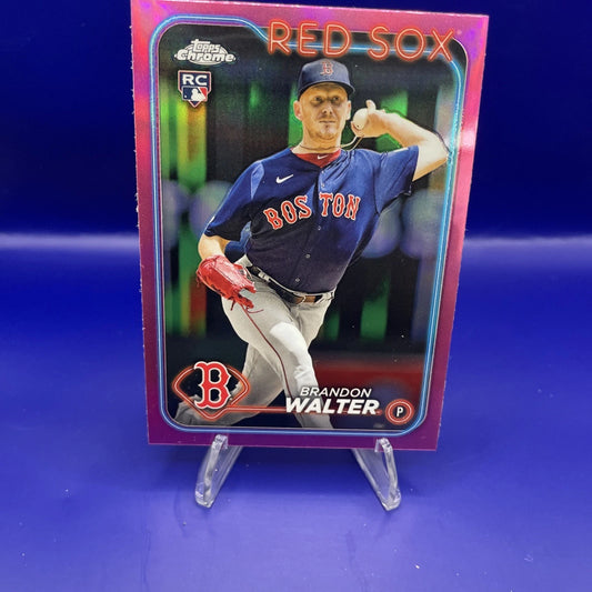 2024 Topps Chrome - Brandon Walter #254 Pink Refractor (RC)