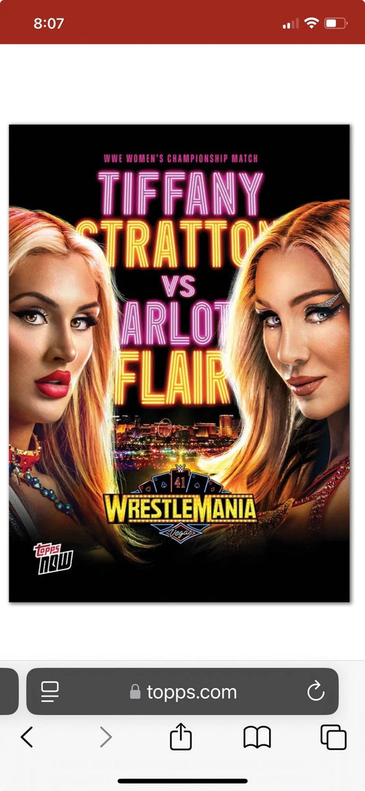 Stratton Vs Flair Wrestlemania 41