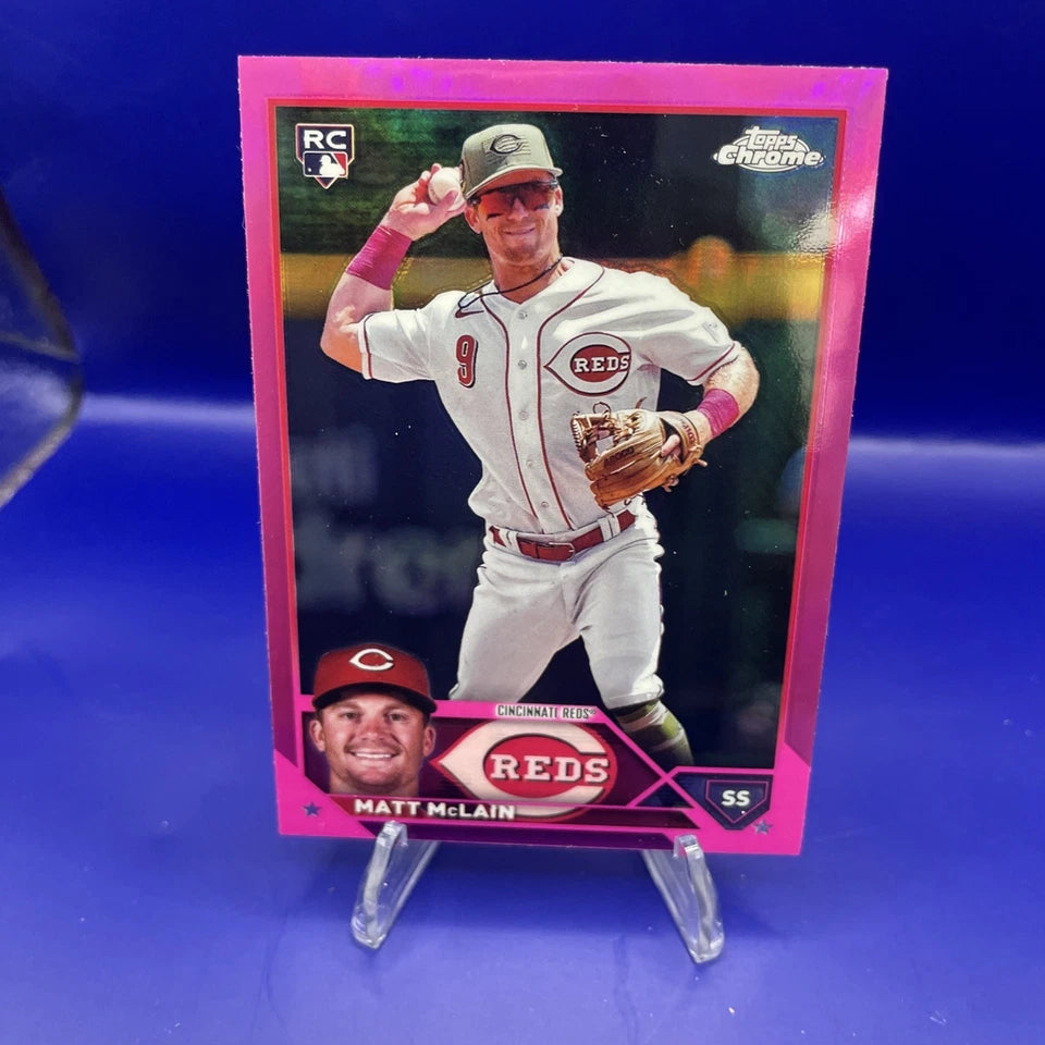 2023 Topps Chrome Update Series - Matt McLain #USC200 Pink Refractor (RC)