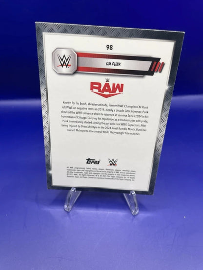 CM Punk 2025 Topps Chrome WWE