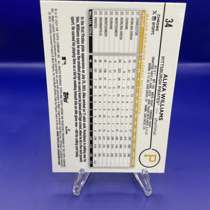 2024 Topps Chrome - Alika Williams #34 Pink Refractor (RC)