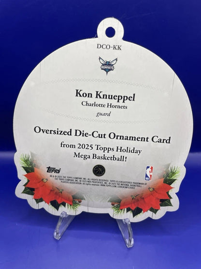 Kon Knueppel Topps Rookie Holiday Edition Christmas Ornament