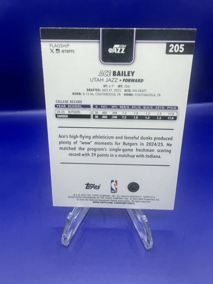 Ace Bailey Topps Basketball RC #205