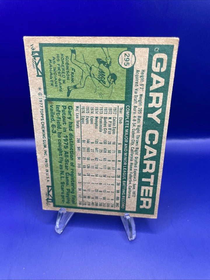 Gary Carter 1977 Topps #295
