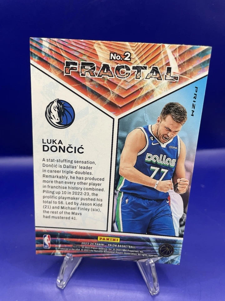 Luka Doncic 2023 Panini Prizm Fractal #2