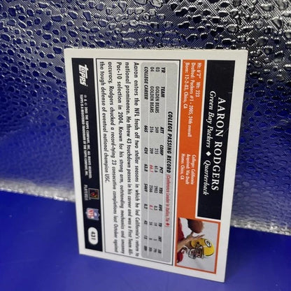 Aaron Rodgers Topps 50th Anniversary. Rookie Card