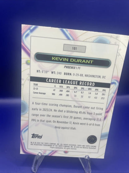 Kevin Durant 2024 Topps Chrome #101