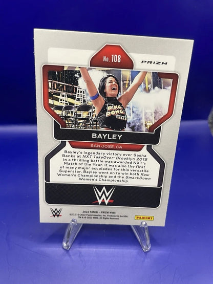Bayley 2022 Panini Prizm Red White and Blue #108