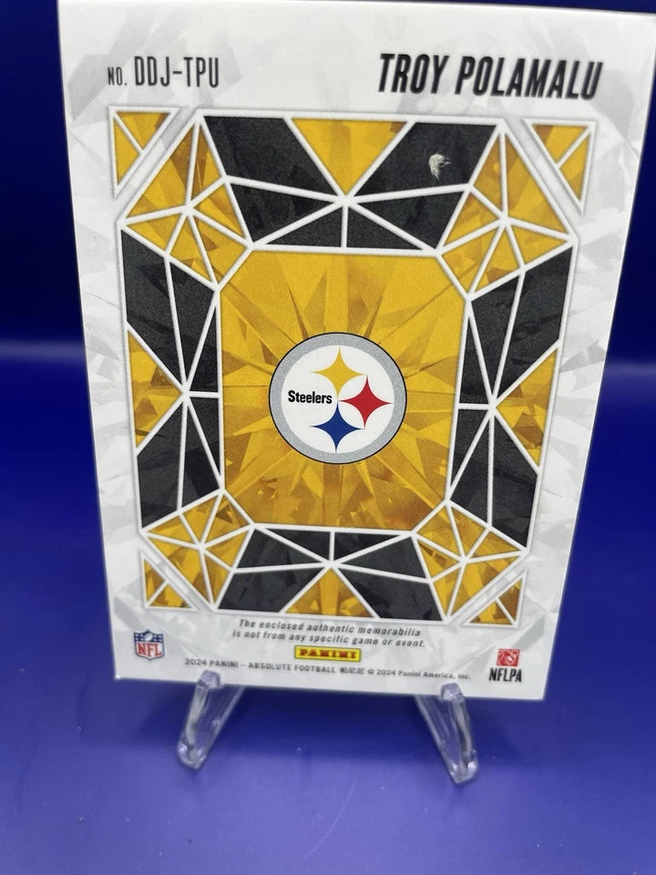 2024 Panini Absolute - Draft Diamonds Jersey Troy Polamalu #DDJ-TPU (MEM)