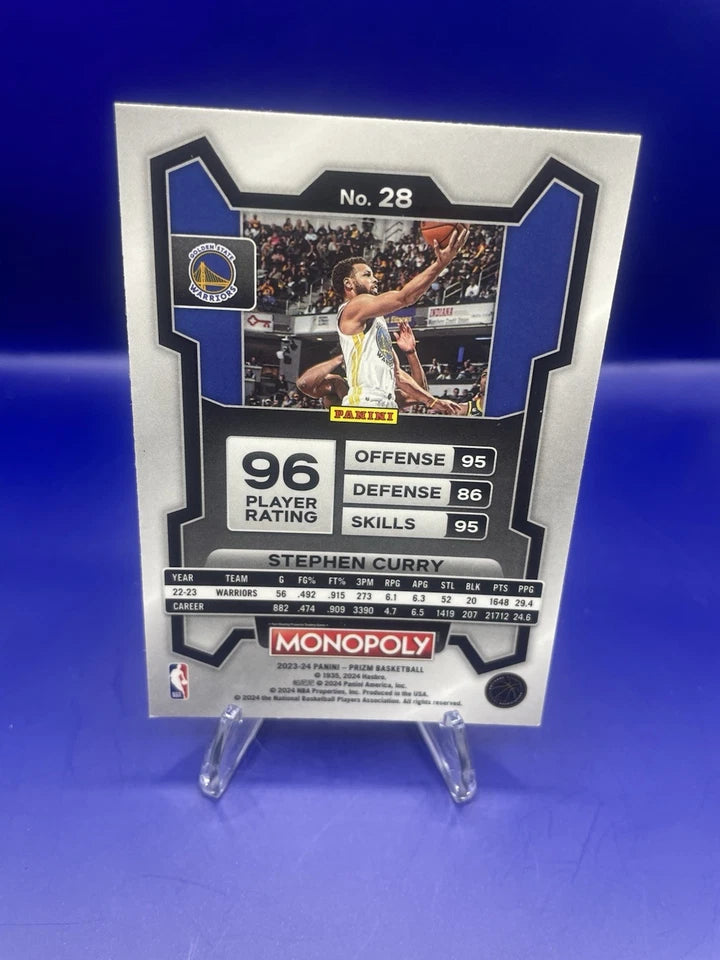 Stephen Curry 2023 Panini Prizm Monopoly