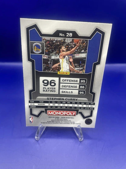 Stephen Curry 2023 Panini Prizm Monopoly