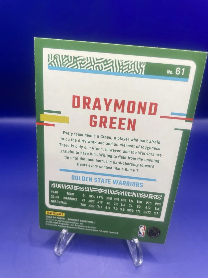 Draymond Green Panini Donruss Green Holo Laser