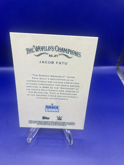 Jacob Fatu 2025 Topps Chrome WWE Allen & Ginter