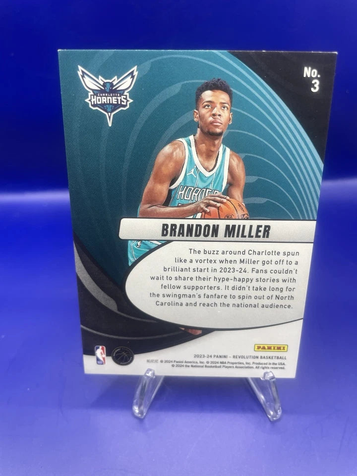 Brandon Miller Panini Revolution Vortex Rookie Card